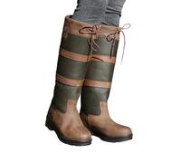 Pembroke Grain Leather Country Boots Brogini Olive 3.5