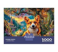 Pembroke Welsh Corgi 1000 Piece Impossible Puzzle for Adults - Challenging Jigsaw Puzzles, Family Activity & Game Gift 52x38cm/1000pcs