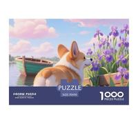 Pembroke Welsh Corgi 1000 Piece Jigsaw Puzzle Educational Games Creative Pet Dog Jigsaw Puzzle Puzzle Game for Adults And Kids 70x50cm/1000pcs