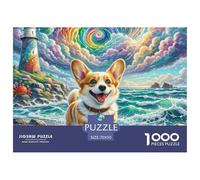 Pembroke Welsh Corgi 1000 Piece Puzzle Educational Games Pet Dog Puzzles for Adults Gifts for Men70x50cm/1000pcs
