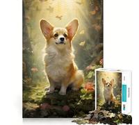 Pembroke Welsh Corgi 1000 Pieces Jigsaws Adults Puzzles Gifts Mind Game Toy Bonding Time Neat Cut Bday Surprise (38x26cm)