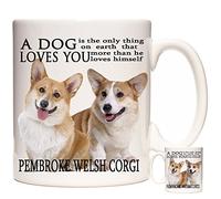 Pembroke Welsh Corgi Coffee Mug, A Dog Loves You, Gift Mug. Corgi Gift Mug. Corgi Photo Mug. 11oz Ceramic Mug. Corgi Mum Gift. Corgi Dad Gift