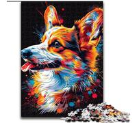 Pembroke Welsh Corgi Dog 1000 Piece Jigsaw Puzzle for Adults And Teenagers, Family Entertainment Toys Is Ideal As A Gift for The Whole Family (26x38cm)