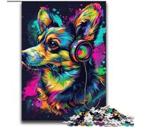 Pembroke Welsh Corgi Dog Adult Jigsaws 2000 Pieces Difficult, Help The Brain Exercise Addictive Toys to Cultivate Patience Perfect Decoration (70x100cm)