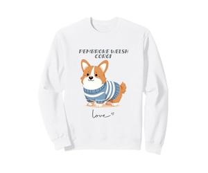 Pembroke Welsh Corgi Dog Love Adorable Canine Pet Sweatshirt