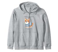 Pembroke Welsh Corgi Dog Love Adorable Canine Pet Zip Hoodie