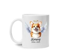 Pembroke Welsh Corgi Dog Travel Mug Ceramic Drinking Cup Durable Tea Cup Fun Gifts Foe Mom Anniversary Celebration Office 330Ml
