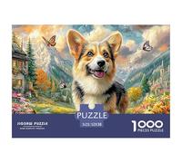 Pembroke Welsh Corgi Premium Jigsaw Puzzles for Adults A 1000-Piece Advanced-Level Set Featuring Challenging And Educational Games - Designed As The Jigsaw Puzzles for Adults And Ma