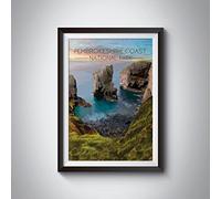 Pembrokeshire Coast National Park Travel Poster 8x10in / Print Only