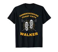 Pembrokeshire Coast Path Walker Walking Rambling Footpath T-Shirt