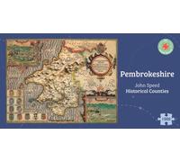 Pembrokeshire Historical 1610 Map 1000 Piece Puzzle