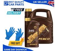 1L Pemco Fully Synthetic Engine Oil 5w30 LL-04 AUDI VW 505.01 C2/C3