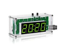 PEMENOL DIY 4-Digit Digital LED Alarm Clock Soldering Kit, Build Your Own Electronics Project, STEM Learning & Soldering Practice Tool, Ideal DIY Gift for Hobbyists & Electronics Beginners