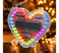 PEMENOL DIY Soldering Kit, Learn to Solder, Build Your Own Heart-Shaped LED Light, STEM Educational Electronics Project, for Beginners & Adults