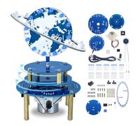 PEMENOL Soldering Practice Project Kit, DIY Globe Planetary Motion Soldering Kit, Rotating Universe Model Electronic Kit with Music Brightness Adjustable for STEM Learning School Education