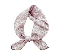 Pemilosci Large Cotton Bandana Headband, Head Wrap, Protective Coverage, Hair Neck Scarf for Women 28 x 28 inch, S17-twig - Pink, One Size