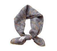 Pemilosci Large Oversized Cotton Bandana Headband Head Wrap Protective Cover Hair Scarf for Women 31 x 31 Inches, S18, Little Yellow Flower, One Size