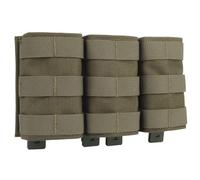 Peminkoo 7.62 Magazine Pouch Triple Open Quick Release Tactical Mag Nylon Holster Case KYWI Kydex Wedge Insert Magazine Pouch Accessories (Green)