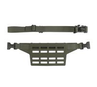 Peminkoo Fanny Pack Adapter Panel (Slap 4), Lightweight Design, MOLLE Mounting, Laser Cutting, Multiple Carrying Methods (Green)