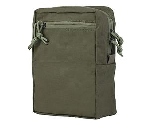 Peminkoo GP Pouch Tall General-Purpose Utility Pack Laser Cut Molle Night Vision Goggles Storage Back Panel Hunting Accessories (Green)