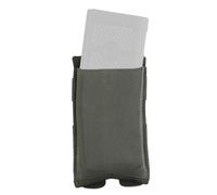 Peminkoo Tactical Open Top Magazine Pouch for 5.56 M4 Mag Elastic Molle Carrier Single Mag Pouch Airosft Accessories (Green)