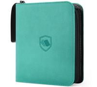 Pemocyny 1200 Pockets Trading Card Binder, PU Cover Zipper Card Collection Album, Sturdy Card Folder Holder for MTG, TCG, Game Cards, Sports Cards