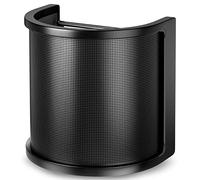 PEMOTech Metal Pop Filter Double Layer Microphone Mic Windscreen Pop Filter, Recording Studio Metal Vocal Recording Panel Acoustic Isolation