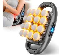 PEMUCEN 16 Head Massage Gun Deep Tissue, Quiet Back Massager for Pain Relief Deep Tissue with 9 Modes and 9 Intensities for Back, Shoulders, Arm, Legs, Foot, Body
