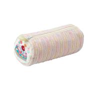 Pen and Pencil Storage Pouch with Zipper Closure, Cartoon Strawberry Cake Pencil Case for Desk and Study Organization Pen Holder Pouch Round Bag School Desk Supply Case School Small Item Storage