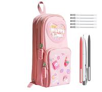 Pen Bag - Travel Pencil Pouch, Compact Writing Supplies Case, Lightweight Organizer With Sturdy Handle | Mini Stationery Storage For Girls Carrying Pens Pencils Highlighters Helping Organize Materials