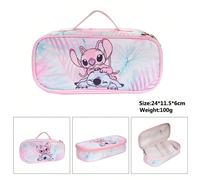 (Pen case-03) Stitch Primary School Bag Children's Cartoon Backpack Backpack Boys Girls Anime Kawaii Cartoon School Bag Mochila