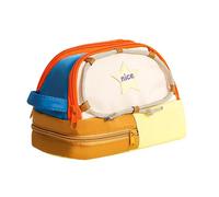 Pen Case Bag - Aesthetic Pencil Bag, Star Pattern Pen Case with Sturdy Zipper | Stationery Pencil, School Supplies Organizer for Student, Multi-Purpose Stationery Pouch, Makeup Travel Storage