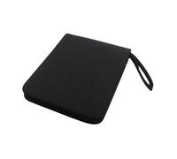 Pen Case,Canvas,Multifunctional for Collection,Dustproof,Large Capacity Pouch,Storage Case Pen Display Holder, Black 24 Grid