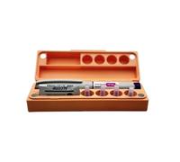 Pen Case Compatible with Mounjaro® & Wegovy® 0.25mg / 0.5mg Weight Loss GLP-1 Pens - Hard Plastic Storage Box for Travel, Fridge or Home - Holds Pen, Needle Tips & Swabs (Peach)