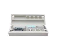 Pen Case Compatible with Mounjaro® & Wegovy® 0.25mg / 0.5mg Weight Loss GLP-1 Pens - Hard Plastic Storage Box for Travel, Fridge or Home - Holds Pen, Needle Tips & Swabs (White)