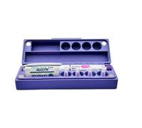 Pen Case Compatible with Mounjaro® & Wegovy® Weight Loss GLP-1 Pens - Hard Plastic Storage Box for Travel, Fridge or Home - Holds Pen, Needle Tips & Swabs (Violet)