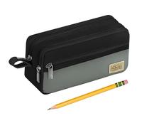 Pen Case,Large Zipper Pencil Pouch with Compartments - High Capacity Classroom Stationery Storage Organizer for Students Teens Kids College Girls Adults Children Men Women