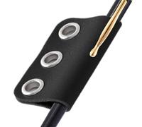 Pen Clip,Portable PU Leather Office Accessories - Office Pen Holder for Notebook | for Journaling Planning Paper Planner Binder Document Home School, Black, Refer to description, Unisex
