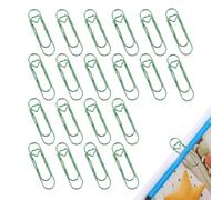 Pen Clip - Stationery Accessory 20 Pieces, Metal Clips for Notebooks | for Diary Book Planner Notebook School Classroom Travel Meeting Room