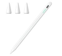 Pen Compatible with Apple iPad 2018-2025, USB-C Fast Charging, Tilt Sensitive, Anti-Touch, Stylus for iPad 11 A16/10/9/8/7/6, Pro 11/12.9, Air 3/4/5/M2/M3, Mini 5/6, Magnetic 3 Tips