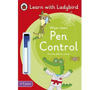 Pen Control: A Learn with Ladybird Wipe-Clean Activity Book 3-5 years