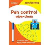 Pen Control Age 3-5 Wipe Clean Activity Book (Collins Easy Learning Preschool)