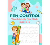 Pen control book for kids ages 3-5: Pen control tracing workbook for kids age 2