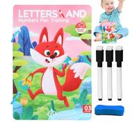 Pen Control Card Game - Magic Copybook Tool, Grooved Handwriting Practice Module, Alphabet Number Tracing Accessory, Reinforced Paper Material Component | Learning for Kids & Todlers