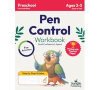 Pen Control Line Tracing Workbook for Kids: Pencil Control Preschool Activity Book | Pre-K and Kindergarten Pre Handwriting Practice Book | Lines, ... (Jungle Publishing Preschool Series)