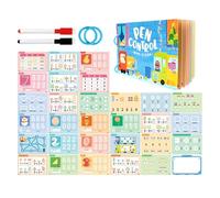 Pen Control Training Cards | Erasable Early Education Toy, Writing Practice Cards for with Pen Mastery - for Boys Age 2-6 Years