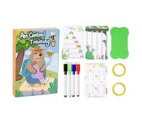 Pen Control Training - Pen Control Training Drawing Book,Writing Practice for Kids, Education Workbooks Reusable Educational for Kids Age 3-5
