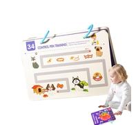 Pen Control Workbook - Wipe Clean Preschool Writing Practice Book, Erasable | Pre School Workbooks 4 Year Olds Preschool Kindergarten Classroom Home Learning Activities Fine Motor P