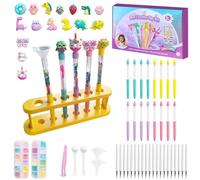 Pen Creation Kit 82 Accessories, Pen Lab, Marker Factory, Crafts Suitable for Six Year Old Kids, Gift Ideas for Six to Ten Year Old Boys and Girls