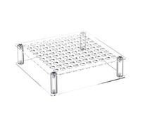 Pen Display Holder - 100 Hole Desk Acrylic Pencil Rack | Brushes Stand | Paint And Makeup Brush Organizer Holder Large Capacity For Bookshelf Shelf Table Home Office Vanity Bedroom (Transparent)